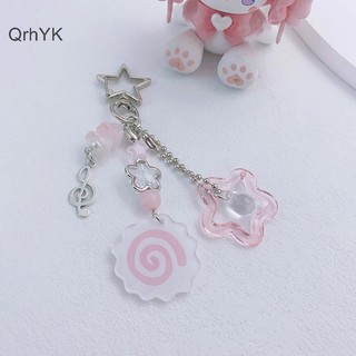 Nhà Máy Thời Trang Y2K Dễ Thương Mực Màu Hồng Cuộn Móc Khóa Sáng Tạo Bánh Cá Móc Khóa Trang Trí Đáng Yêu Chìa Khóa Ba Lô Mặt Dây Chuyền Cho Bé Gái Quà Tặng QrhYK