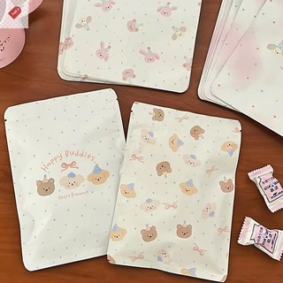 Alik 20 / 50 Chiếc Gấu Dễ Thương Tự Niêm Phong Túi Bao Bì Ngày Lễ Quà Tặng Bao Bì Túi Kín Túi Bảo Quản Chống Thấm Nước VN