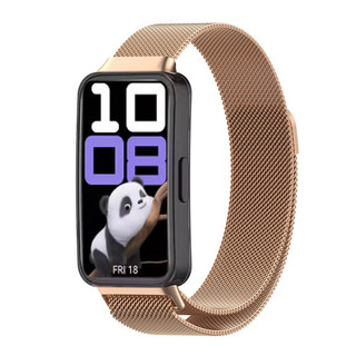 Dây đeo Milanese từ tính cho Huawei Band 10 Vòng đeo tay thể thao bằng kim loại thoải mái Phụ kiện dây đeo cổ tay