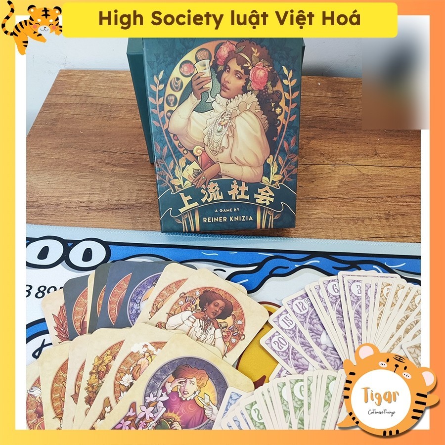 Boardgame High Society Đấu Giá Danh Tiếng Tigar 6193-84125