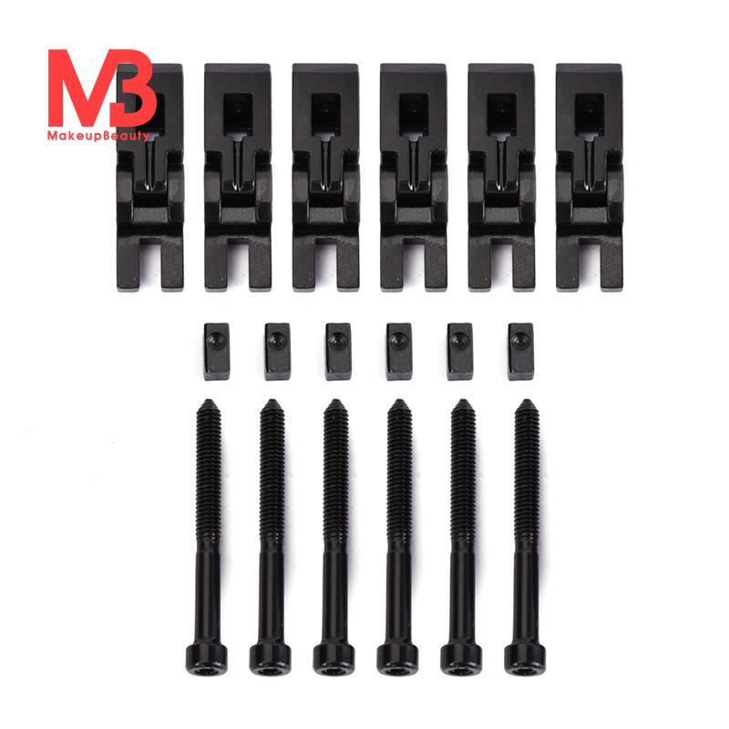 6 Chiếc Đàn Guitar Kim Loại Khóa Dây Yên Xe Cho Floyd-Rose Tremolo Cầu Phần