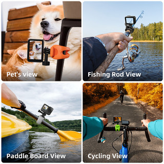 Dành cho DJI Action 4 / Gopro / Ace pro và dây đeo đàn hồi nhỏ Q đa chức năng phụ kiện chụp ảnh