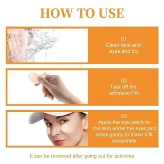 WOOLYNOOK 5 Miếng Dán Mặt UV, Miếng Dán Mặt Trời Thạch Tươi Dưỡng Ẩm, Miếng Dán Mắt UV Chống Mồ Hôi Gel Chống Nắng Golf Golf Bảo Vệ Mắt Hoạt Động Ngoài Trời
