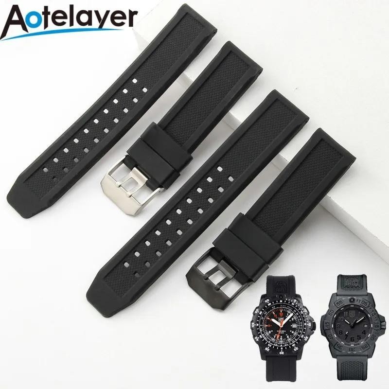 Clouism Silicon Watchband für Luminox 7251 | 3050 | 3051