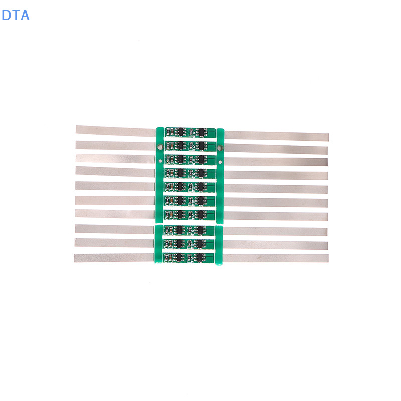 Dta 10 Cái 2A BMS PCM Bảng Bảo Vệ Cho 3.7V 18650 Li-ion Lithium Có Hàn Trên Chức Năng Bảo Vệ Dòng Điện PO