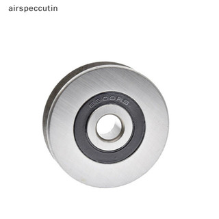 Airspecutin 6 * 33 * 8mm V Rãnh Vòng bi tinh thần Ròng rọc tròn Dây thép Over Line Lifg Bánh xe Hướng dẫn bánh xe Bánh xe lăn cơ EN
