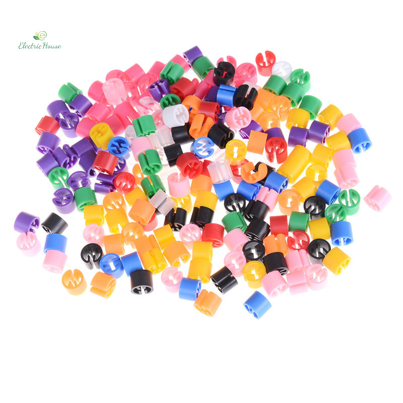 [Nhà Điện] 100 Snap On Móc Treo Kích Thước Bút Đánh Dấu May May Sizers Bánh Donuts Bagels Cubes Sizer mới