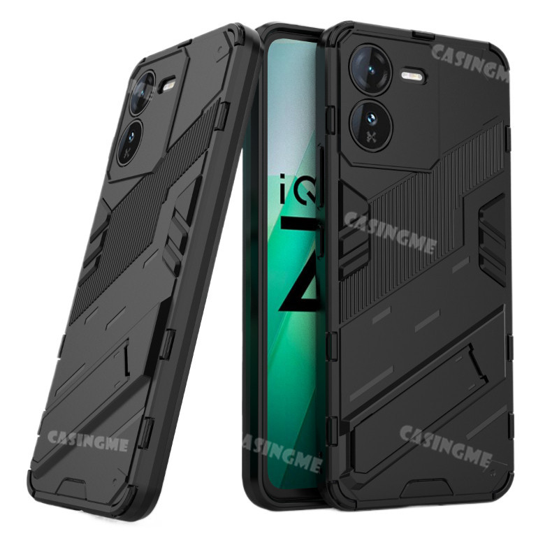 Ốp Điện Thoại Chống Sốc IQOO Z9x 5G 2024 Cho IQOO Z9x IQOOZ9x Z9 Z 9 X 9X 9Z IQOOZ9 5G 4G 2024 Vỏ Bảo Vệ Giá Đỡ Giáp 3D Giá Đỡ Ốp Lưng Cứng