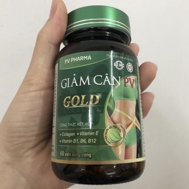 Viên uống giảm cân cấp tốc PV GOLD PHÚC VINH (C/60V) hỗ trợ giảm cân hiệu quả Dược Phúc Vinh 60 Viên