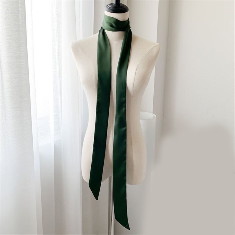Vic Ribbon Khăn quàng cổ lụa buộc tay Ruy băng Khăn quàng cổ phong cách Hàn Quốc Cà vạt tóc