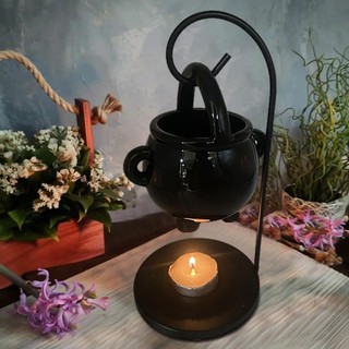 Treo vạc Dầu Đốt Thơm Khuếch Tán Nến Tealight Halloween Đồ Trang Trí Sáp Đốt Nhà Phòng Yoga Thiền Trang Trí shopidaevn