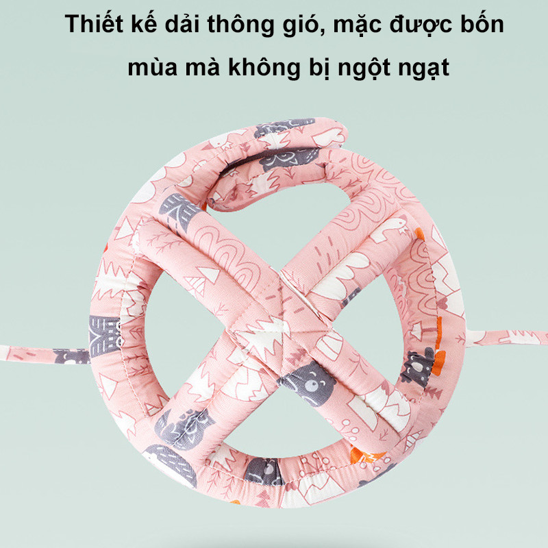 【SKISOPGO】Mũ bảo vệ đầu cho bé,Mũ bảo hiểm chống rơi gối cho bé tập đi,Mũ chống té ngã cho bé，Bảo vệ bé mà vẫn thoáng