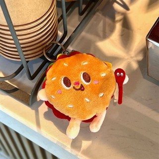 Móc Khóa Hình Búp Bê  Fastfood Nhồi Bông Đáng Yêu