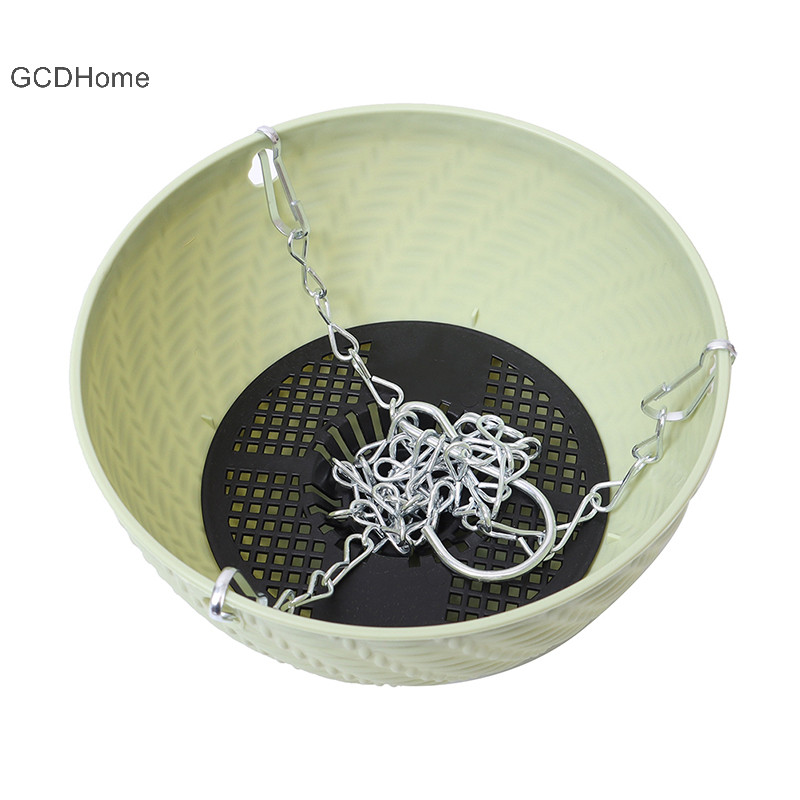 Gcdhome Ban Công Dây Chậu Hoa Giả Giỏ Mây HOT