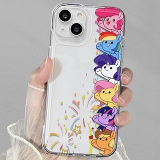 Ốp Điện Thoại Di Động Hoạt Hình My Little Pony Cho IPhone 11 15 14 13 Pro Max 12 / 8se 7 Plus XS Chất Liệu Silicon Chống Thấm Nước Và Chống Sốc Vỏ Mới
