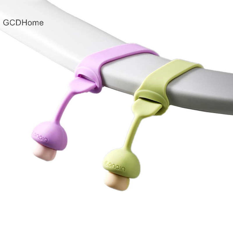 Gcdhome 1Pc Silicone Bồn Cầu Nắp Nâng Hình Nấm Vòng Nắp Tay Cầm HOT