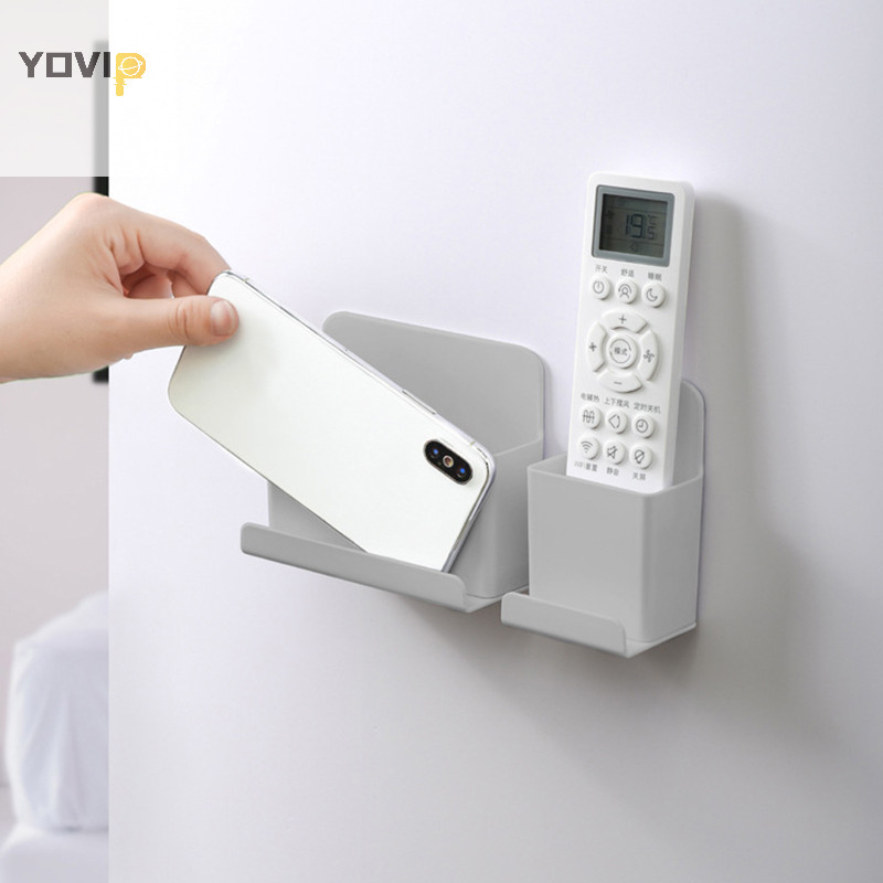 Yovip Điều Khiển Từ Xa Hộp Bảo Quản Điện Thoại Di Động Giá Để Đồ Treo Tường Tổ Chức Điều Khiển Từ Xa Điều Hòa Không Khí Đứng Giá Đỡ VN