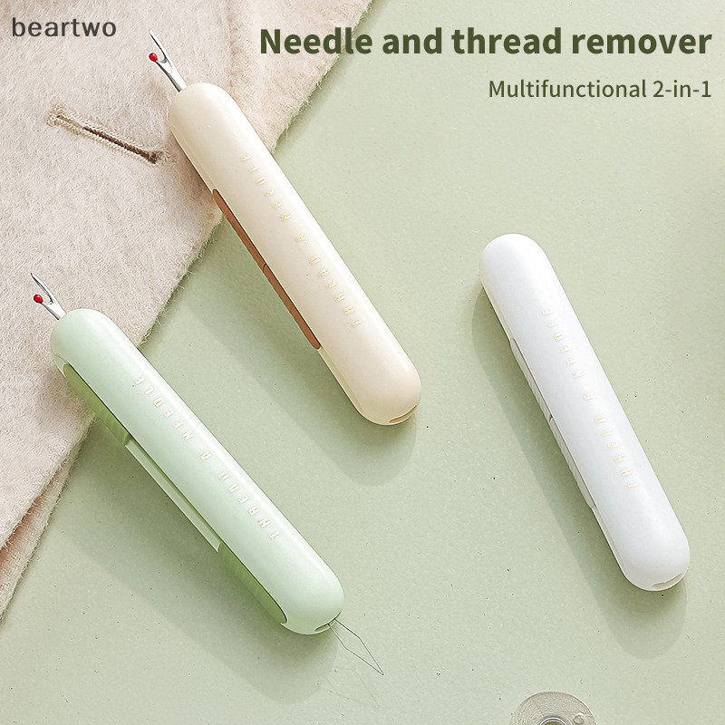 < Beartwo > Threader Để May Tay 2 Trong 1 Khâu Tẩy Và Threader Phụ Kiện May Hộ Gia Đình Thiết Kế Hai Đầu Làm Việc Đẹp