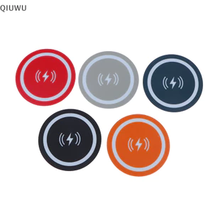 Qiuwu Đa Năng Gắn Xe Từ Tính Giá Đỡ Miếng Dán Tấm Sắt Cho Điện Thoại Di Động Tấm Kim Loại Siêu Mỏng Supporg Sạc Không Dây.
