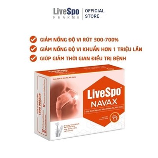Xịt Livespo Navax chuyên dụng dạng chai xịt 20ml - Bảo vệ mũi họng, hệ hô hấp cho trẻ [Hàng chính hãng]