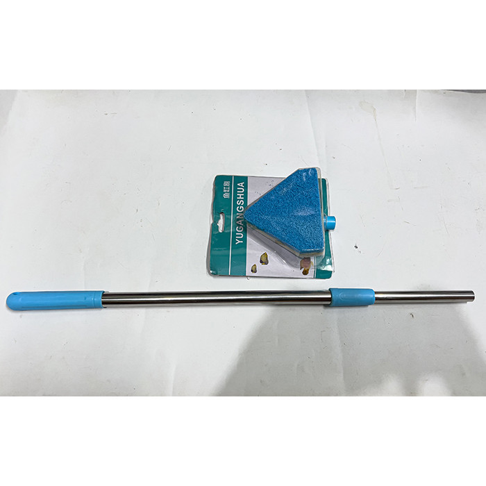 Cây chùi vệ sinh hồ cá (tam giác) xoay 360 độ, chiều dài thay đổi được 55 – 95 cm