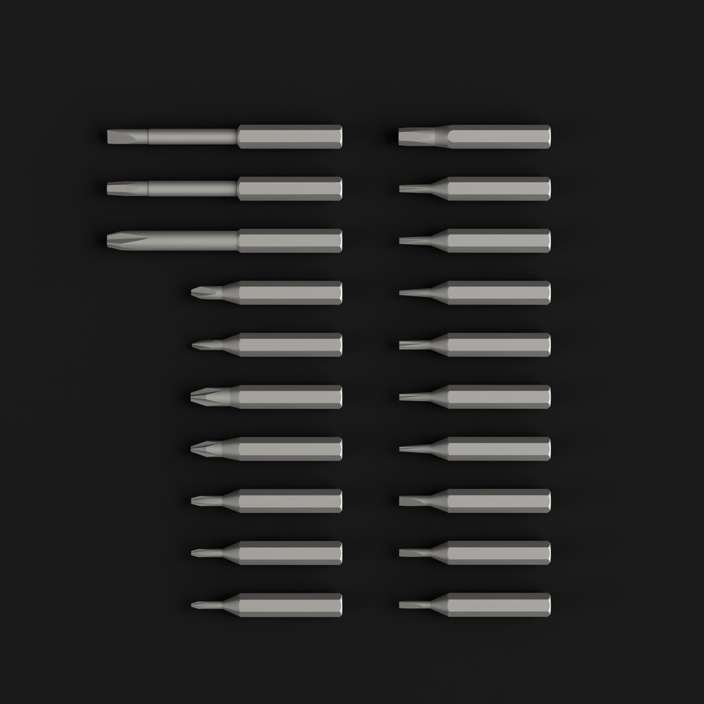 22 trong 1 Kailiwei Pin Lithium Bit Bộ tuốc nơ vít điện chính xác Bộ công cụ sửa chữa cho PC Máy tính Điện thoại Điện thoại Điện tử