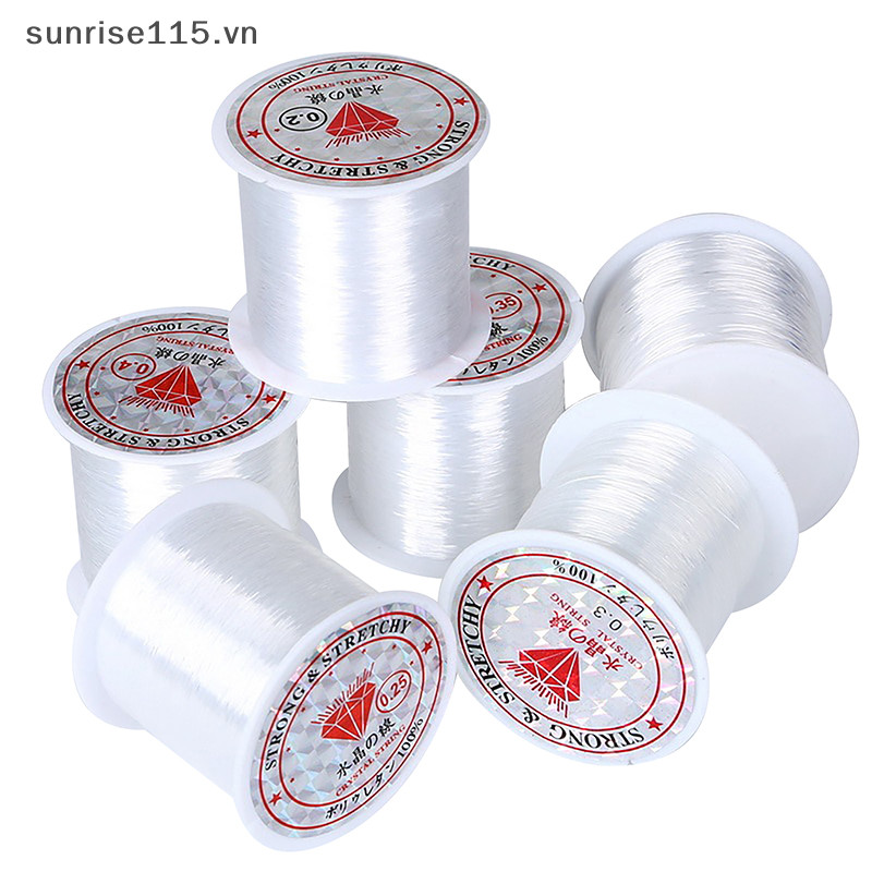 Ssvn 1 Dây Câu PE Nylon Cao Cấp Sợi Vô Hình Dây Đàn Hồi Sợi Polyester Dây Đơn Sợi Dây Mạnh.
