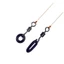 METUBE 100 Chiếc Đầu Nối Câu Cá, Đồng Cường Độ Cao Mở 8 Hình Xoay, Bền Nhiều Kích Cỡ Đen Cán Xoay Dụng Cụ Câu Cá Phụ Kiện