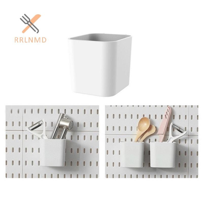 Rrlnmd Pegboard Phụ Kiện Treo Tường Sắp Xếp Gắn Màn Hình Tự Làm Pegboard Kit Dụng Cụ Bảng Bảo Quản Bảng Giá Phòng Tắm Nhà Bếp MỚI