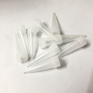 Vòi phun keo silicon trắng, nắp đặc biệt, đầu xoắn ốc, dùng cho niêm phong