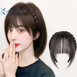 Kudosation Tóc Giả Không Khí Nổ Tự Nhiên Vô Hình Thẳng Nổ Liền Mạch Tự Nhiên Trán Giả Nổ Kiểu Tóc Dụng Cụ