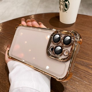 Túi Khí Không Gian Ốp Lưng Điện Thoại iPhone 11 Pro 12 13 14 15 Pro MAX 14 Plus XS MAX XR Vỏ TPU Mềm Trong Suốt Chống Sốc Có Bảo Vệ Camera