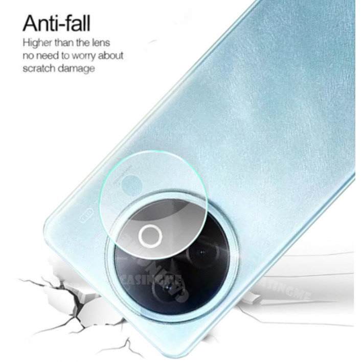 Dành Cho Vivo Y39 5G 2025 3D Camera Bảo Vệ Ống Kính Cho Vivo Y39 5G VivoY39 Y39 Y29 39Y Y 39 29 4G 5G 2025 Trong Suốt Kính Cường Lực Mặt Sau Camera Bảo Vệ