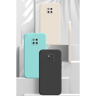 Thời Trang Mới Huawei Mate 20 Pro 30 40 Vuông Cản Khung Mỏng Mềm TPU Silicon Có Dây Đeo Tay Dây Đeo Cổ Tay
