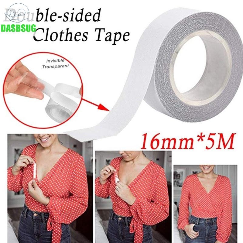 Dasbsug Quần Áo Hai Mặt Băng Cơ Thể Dải An Toàn Chống Mồ Hôi Chống Thấm Nước Trong Suốt Tự Dính Miếng Dán Cho Nữ Đầm Cl