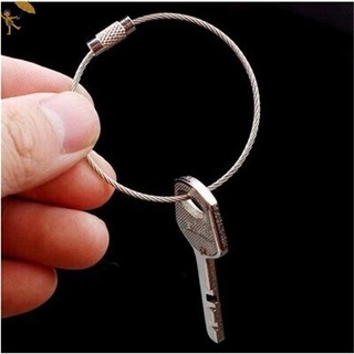 [GOU] 1 Chiếc Móc Khóa Nhiều Màu Sắc Thép Không Gỉ Carabiner Móc Khóa Dụng Cụ Ngoài Trời Dây Móc Khóa Dây Cáp Dây Vít Khóa VN