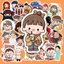 Hộp 50 Miếng Dán Sticker Hình CHIBI DỄ THƯƠNG - Chống Thấm Nước Đa Năng Dùng Trang Trí Vali, Laptop - NSX Gì Cũng In