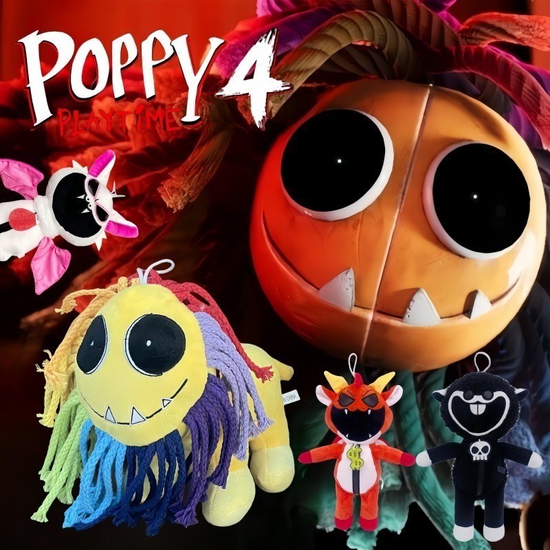 Poppy 4 Pianosaurus Yarnaby Đồ Chơi Sang Trọng, Búp Bê Nhồi Bông Ngoại Vi Trò Chơi, Mềm Trang Trí Nhà, Quà Tặng Sinh Nhật Cho Bé