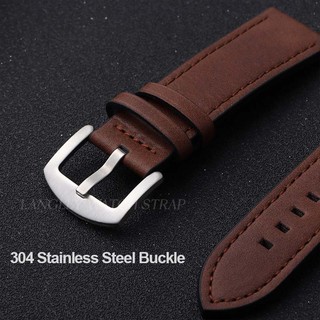 Cổ Điển Vintage Chính Hãng Da Bò Dây Đeo Đồng Hồ Xanh Nâu Xám 20 Mm 22 Mm Phát Hành Nhanh Dây Đeo Đồng Hồ Đen Vàng Khóa Cho Nam Nữ Vòng Tay Thay Thế