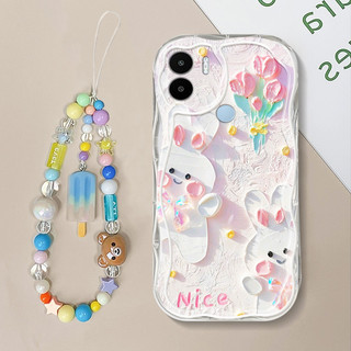Ốp Điện Thoại YBD Cho Redmi A1 A2 Plus A1 + A2 + 2022 Xiaomi POCO C50 C51 Sáng Tạo Tranh Sơn Dầu Sstyle Vỏ Mềm Có Vòng Tay
