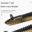ROLY 10 Cái Mồi Câu Cá Đuôi Mềm, Mùi Cá Mô Phỏng Giun Dụ, 2025 Chủ Đề 7cm / 9cm Mồi Câu Cá Nhân Tạo