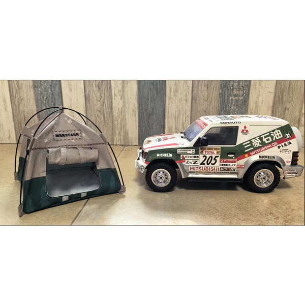 Xe địa hình mini 4wd rc rally off road phụ kiện xe địa hình Rc mô hình 1 / 12 leo xe địa hình phụ kiện điều khiển từ xa mô phỏng tâm trạng mảnh cắm trại ngoài trời lều nướng 1 / 10
