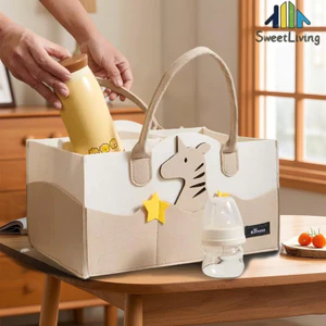Túi Đựng Tã Mầm Non,Đồ Cho Bé Chống Bẩn Và Dễ Vệ Sinh Túi Mẹ Bỉm,Tiết Động Vật Dễ Thương