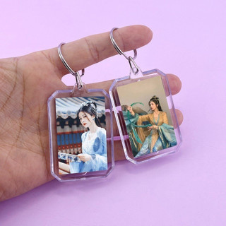 (Vuông) Móc khóa Trường Nguyệt Tẫn Minh La Vân Hi Bạch Lộc xinh xắn mica acrylic in hình phim hoa ngữ cổ trang