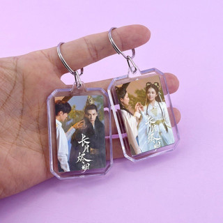 (Vuông) Móc khóa Trường Nguyệt Tẫn Minh La Vân Hi Bạch Lộc xinh xắn mica acrylic in hình phim hoa ngữ cổ trang
