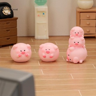 DIAPER & CORED Dễ Thương Chú Heo Trang Trí Hoạt Hình Hình Hình Lợn Micro Phong Cảnh Nội Thất Ô Tô Nhà Để Bàn Trang Trí YTH