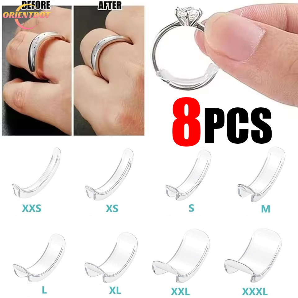 Vòng đệm cao su - Vòng đeo tay vô hình Dây buộc bên trong Vòng rời Bộ điều chỉnh kích thước - Dụng cụ trang sức giảm tốc thắt chặt