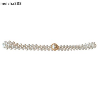 Meisha888 Dây Thắt Lưng Ngọc Trai Lớn Thắt Lưng Nữ Có Trang Trí Tất Cả Trận Đấu Váy Thời Trang Thiết Kế Sang Trọng Dây Gothic