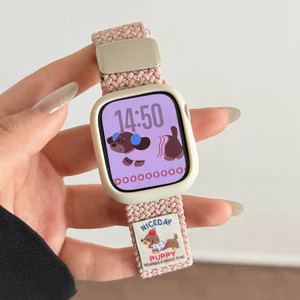 Hoạt Hình Dễ Thương Dây Đeo Bện + Ốp Lưng Cho Xiaomi Redmi Watch 5 4 3 Hoạt Động Đồng Hồ Thông Minh Dây Đeo Tay Nylon Redmi Watch 5 Lite Dây Đeo Tay Phụ Kiện