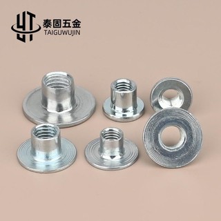 Đai ốc hàn loại T, đai ốc tròn dày mạ kẽm, đai ốc sắt tấm lạnh M4M5M6M8M10M12 C3TR